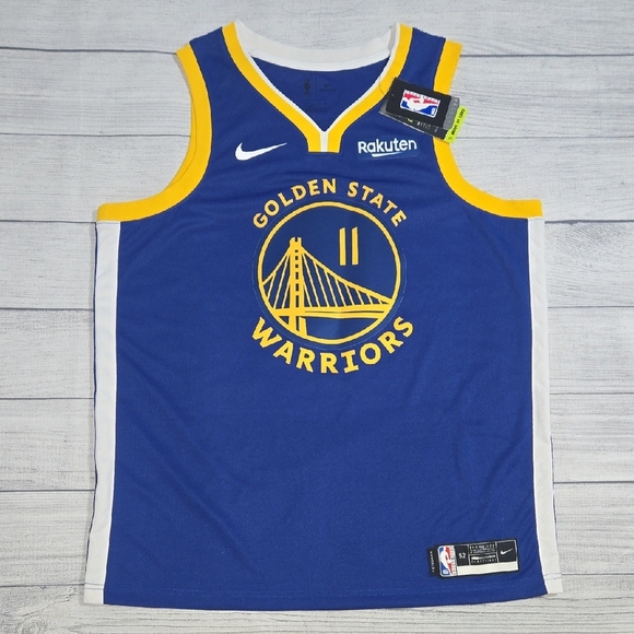 Nike Golden State Warriors Icon Edition Jersey Blue/White/Yellow Size XL NWT - Picture 1 of 11